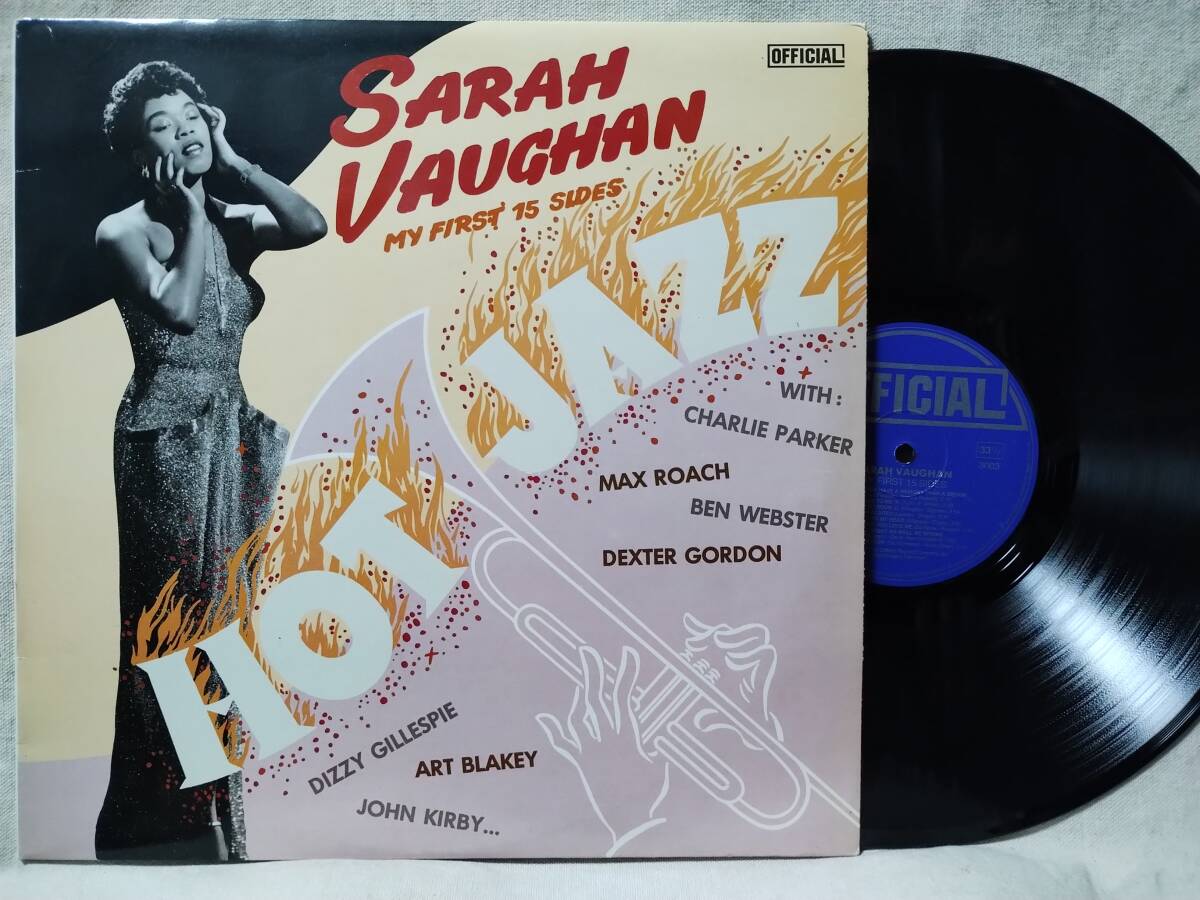 ●SARAH VAUGHAN MY FIRST 15 SIDES★サラヴォーン ベスト編集盤★1988年 デンマーク盤★アナログ盤★672MP拍卖