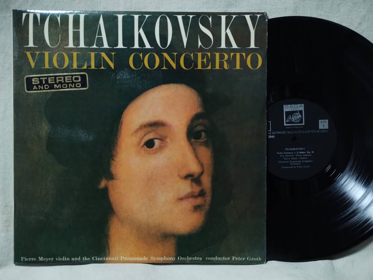 ●チャイコフスキー ヴァイオリン協奏曲★ピエールマイヤー / グロース指揮★UK盤★691MP拍卖
