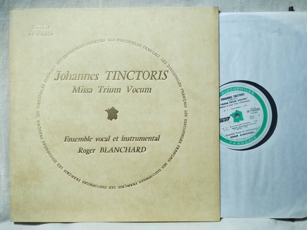 ●JOHANNES TINCTORIS MISSA TRIUM VOCUM★バロック音楽 フランス盤●697MP拍卖