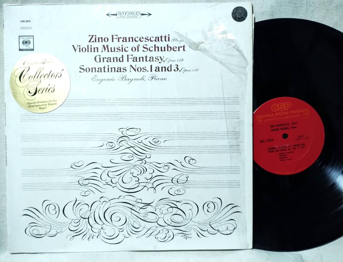 ●ジノフランチェスカッティ シューベルト 幻想曲 他★US盤 COLUMBIA★700MP拍卖