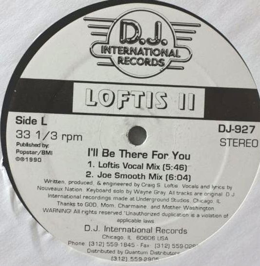 ●LOFTIS II I'LL BE THERE FOR YOU!★90s 初期ハウス!!★152FP拍卖