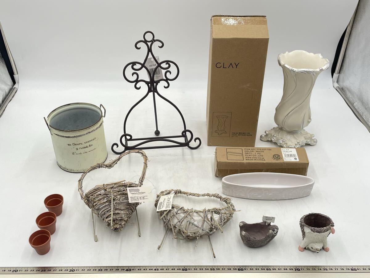 20 ネイチャーデザインズ NatureDesigns CLAY 花器 カゴ バスケット リース ガーデン雑貨 アソート拍卖
