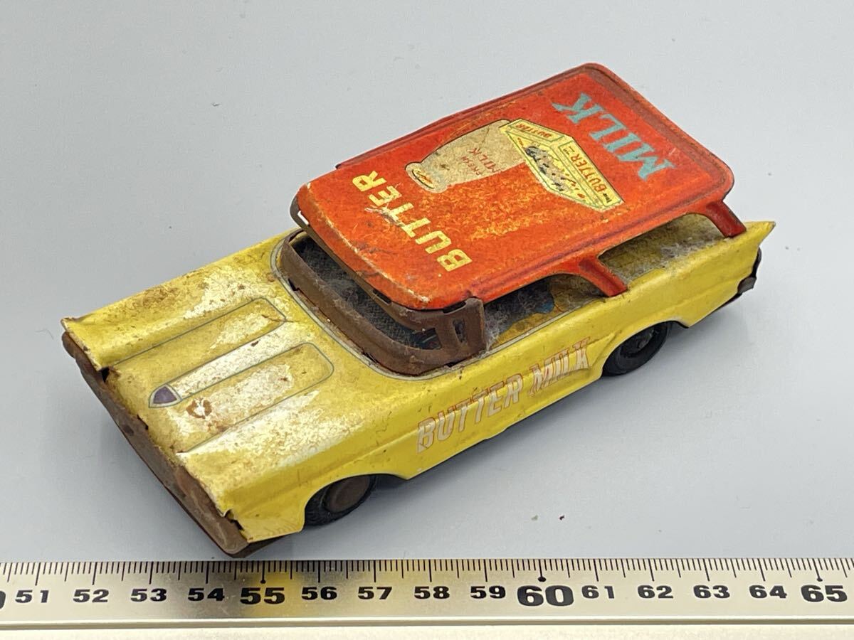 Y1-56【未検品】ブリキ 昭和レトロ ビンテージ ミニカー BUTTERMILK拍卖