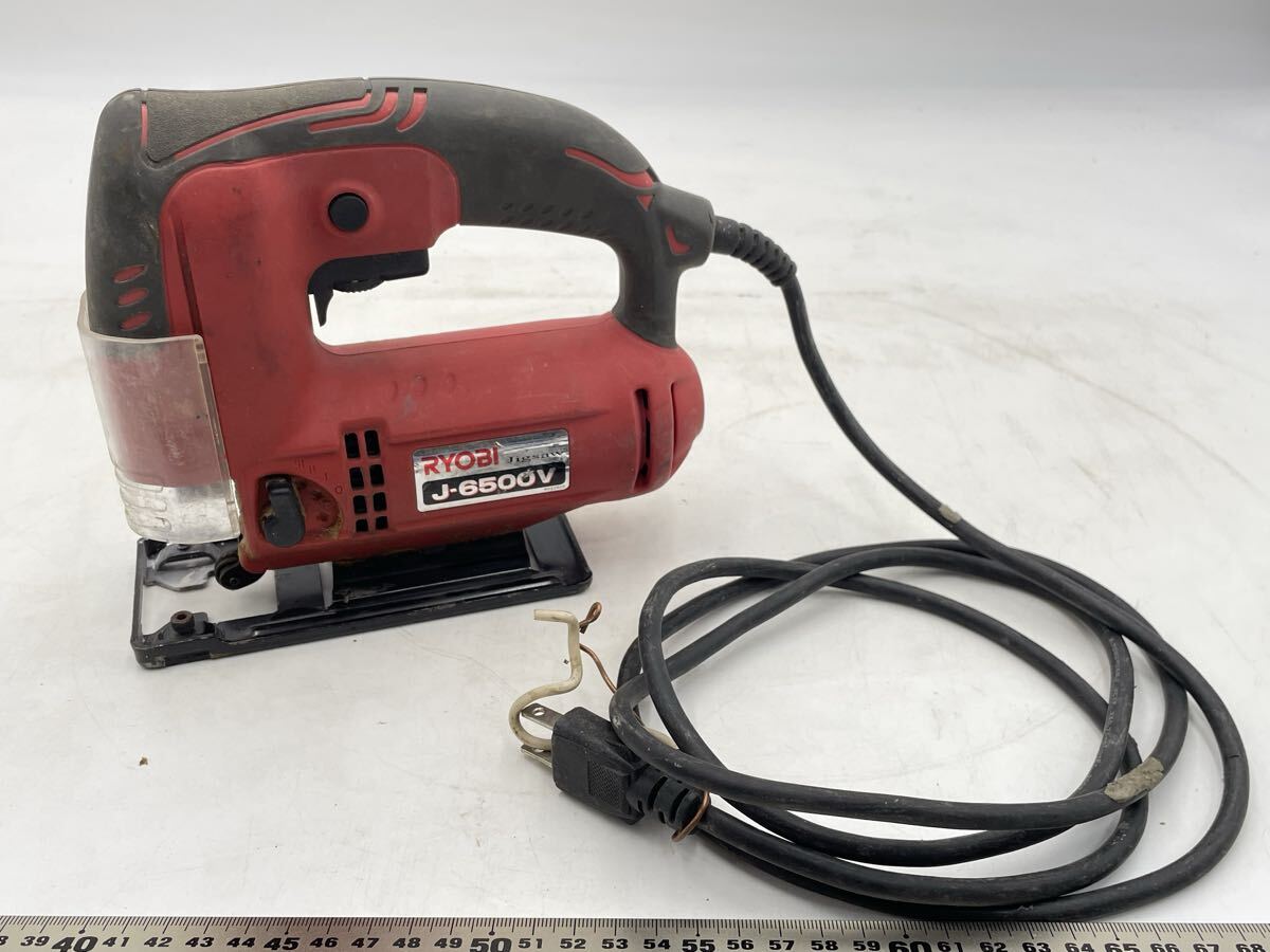 O3-6【通電確認済】RYOBI ジグソー J-6500V拍卖