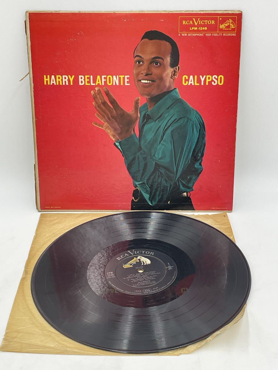 V1-13【未検品】LP レコード Harry Belafonte Calypso LPM1248 RCA Victor 拍卖