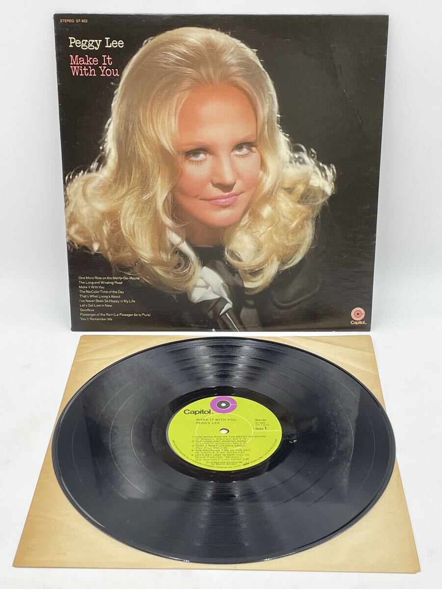 V1-20【未検品】LP レコード Peggy Lee / Make It With You Capitol / ST-622 ペギー・リー Benny Golson 拍卖