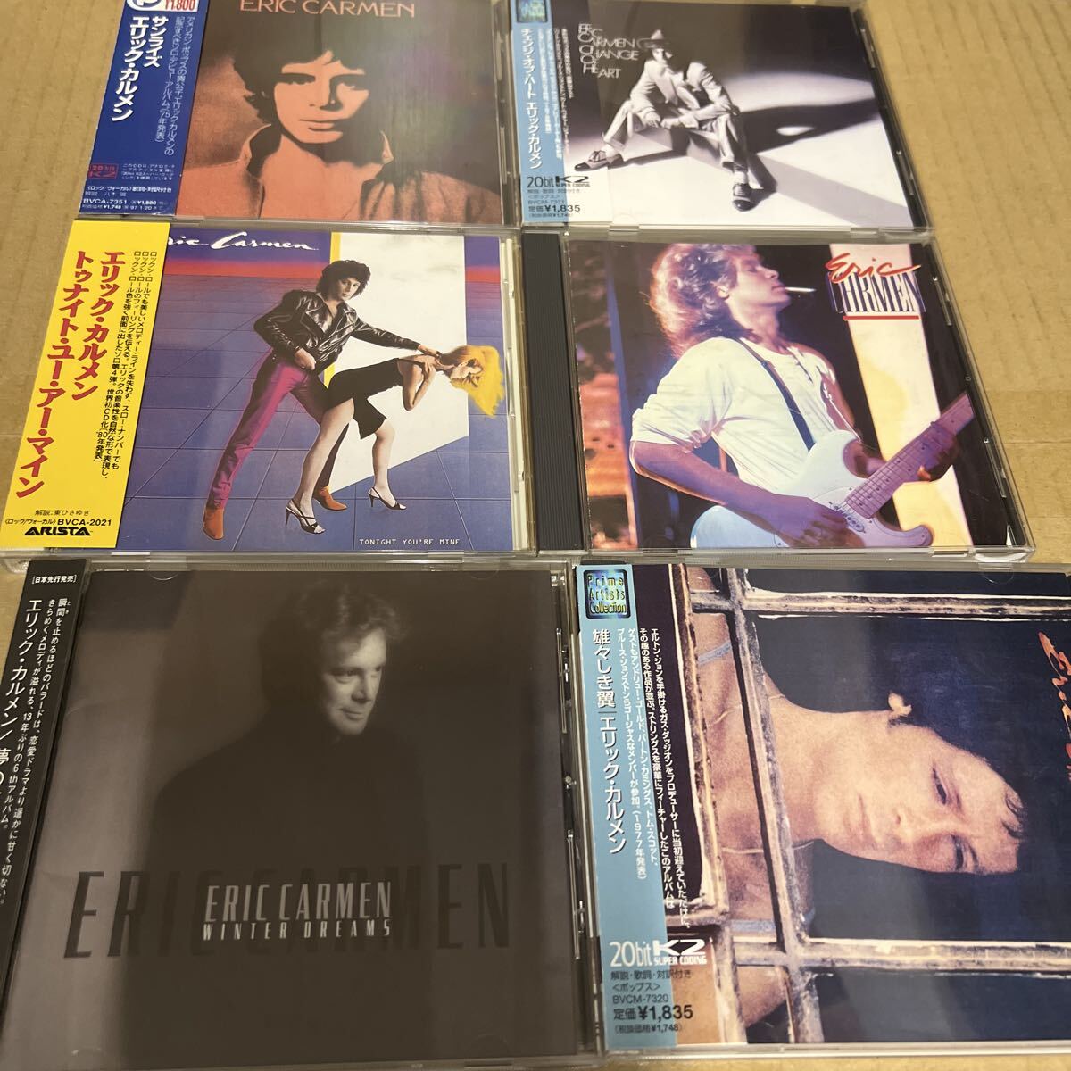 【1円スタート同梱不可】エリック・カルメン 6作品セット ERIC CARMEN ラズベリーズ RASPBERRIES拍卖