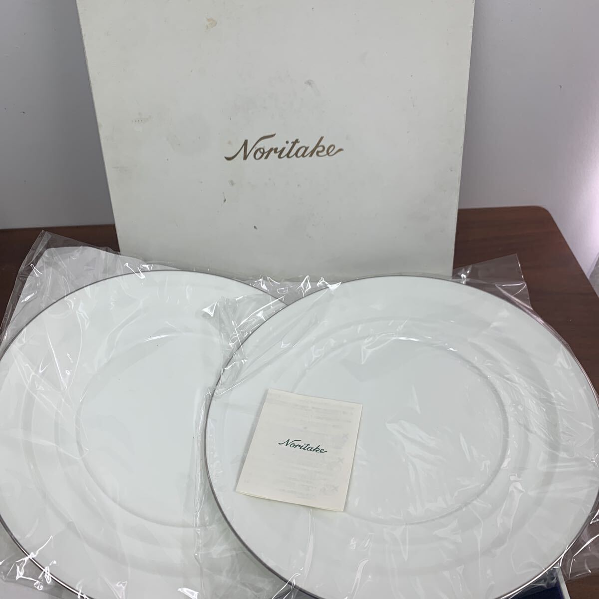 Noritake ノリタケ プレート 28cm ペア 食器 皿 大皿 未使用品拍卖
