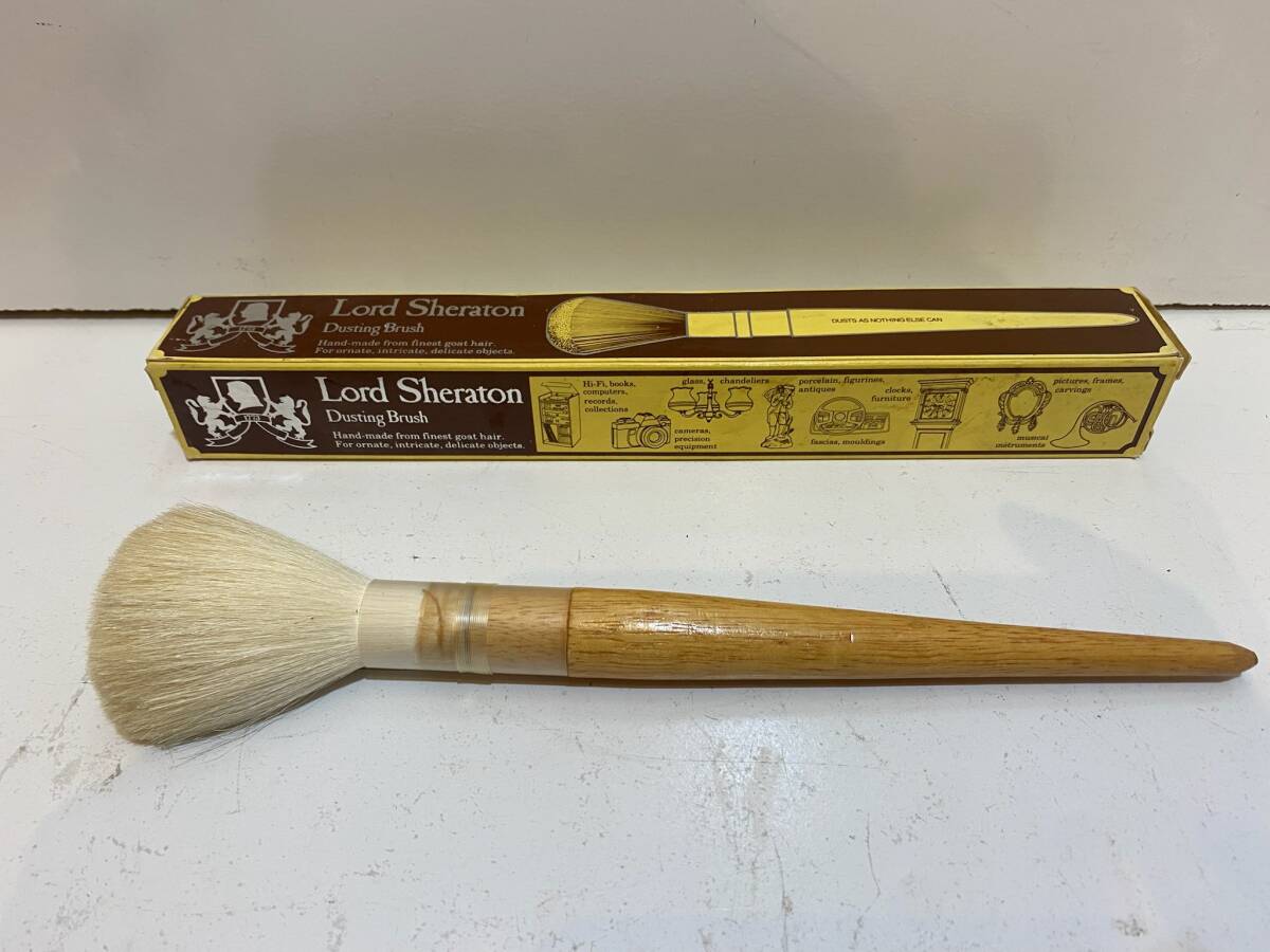 ロードシェラトン カメラブラシ イギリス製 Lord Sheraton 約30㎝ アンティーク 掃除用品 精密機器拍卖