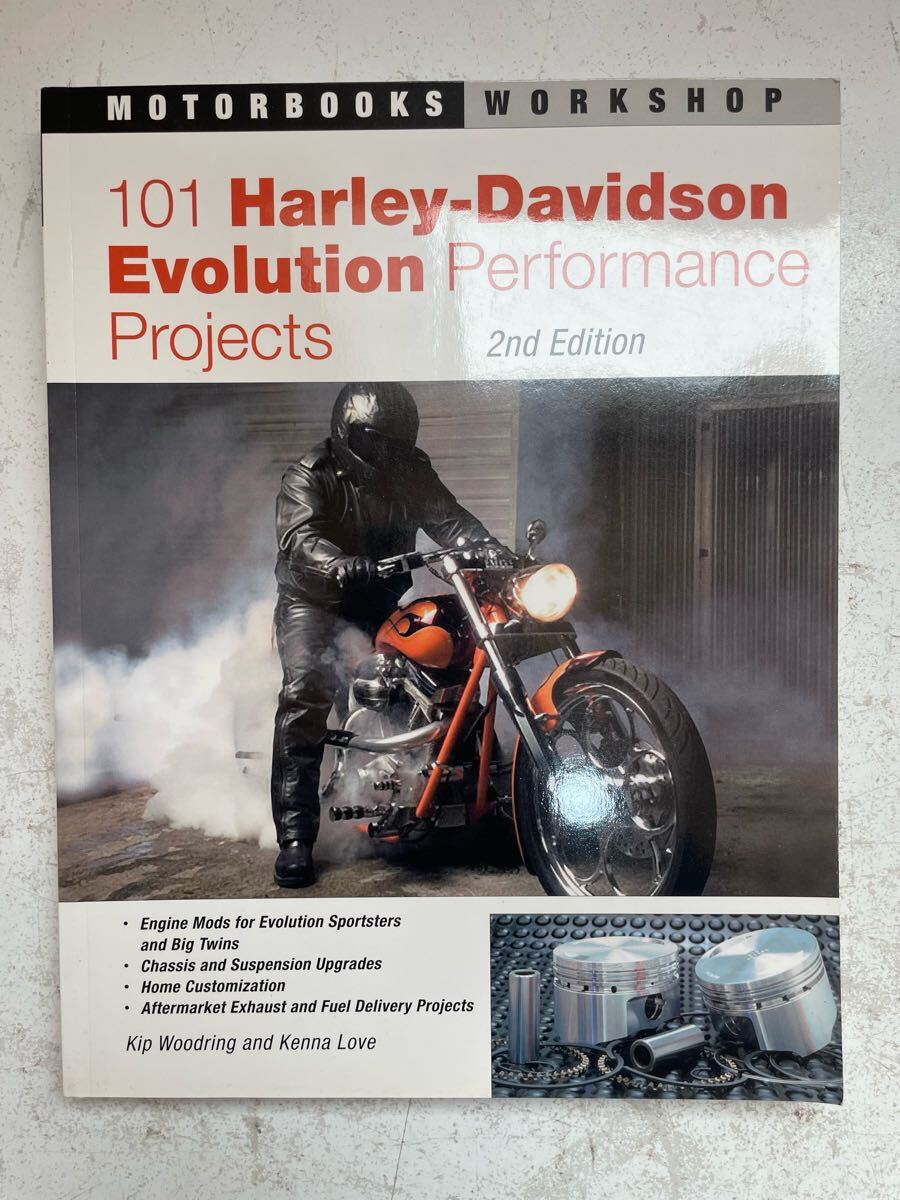 (149) 『101 Harley-Davidson Evolution Performance Projects』 ハーレーダビッドソン著者Kip Woodring Kenna Love 洋書拍卖