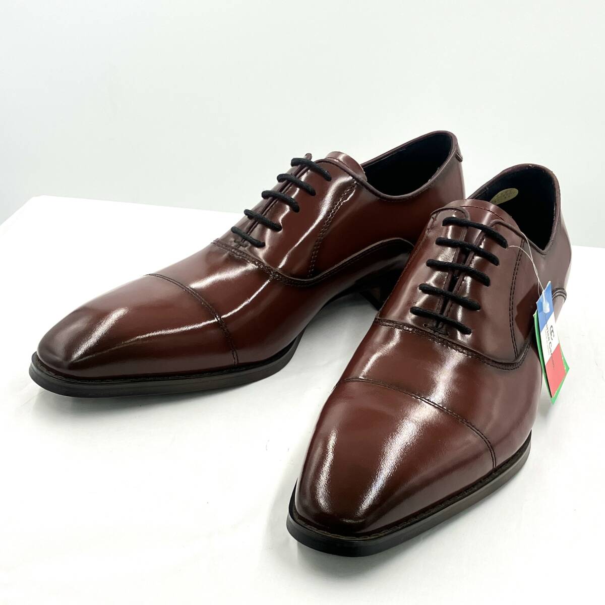 新品未使用 Chrisian Carano クリスチャンカラノ ビジネスシューズ レザーシューズ 革靴 撥水 ブラウン 44 1607 TK 490 27.0 メンズ 日本製拍卖