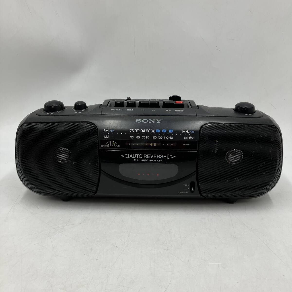 【ジャンク品】SONY/ソニー カセットレコーダー 黒 CFS-E16 ラジカセ 再生機材 部品取り パーツ取り 修理 1点拍卖