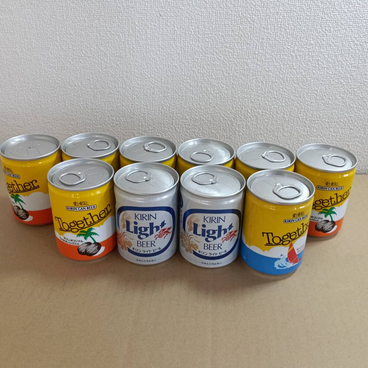 【キリン】キリンライトビール Together ノベルティ缶10個セット 新品未使用拍卖