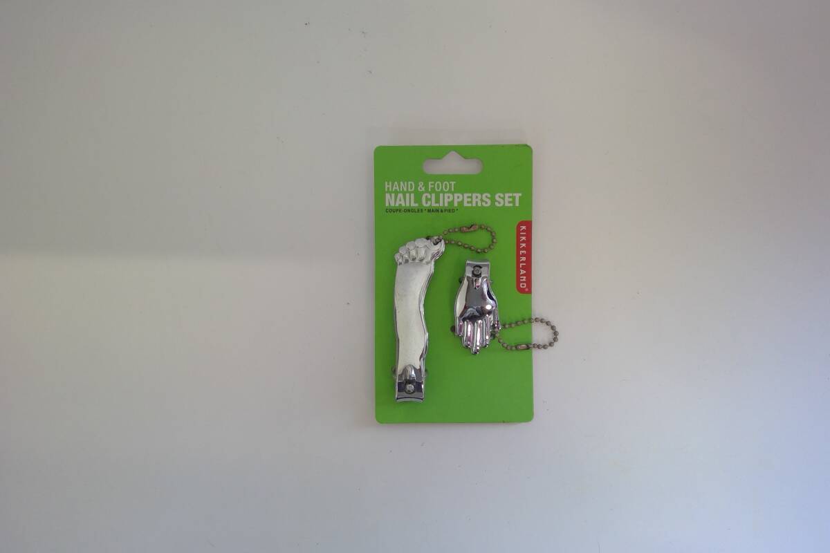【 未使用 】HAND&FOTT NAIL CLIPPERS SET KIKKERLAND 爪切り拍卖