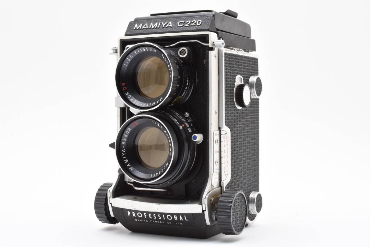 ★希少品★ MAMIYA マミヤ C220 PROFESSIONAL SEKOR DS 105mm F3.5 シャッター全速度OK! AU5093#00781#00353拍卖