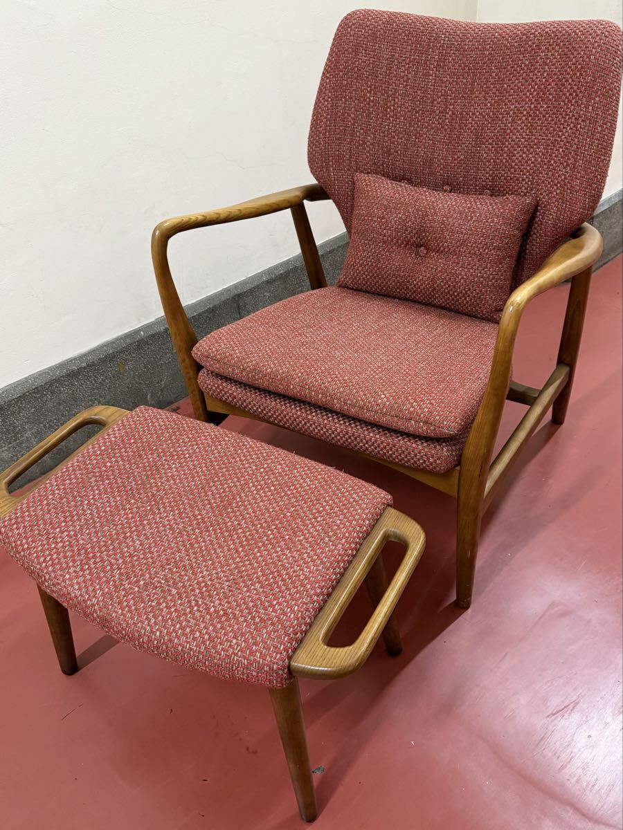 Axel Bender Madsen bovenkamp / アクセル・ベンダー・マドセンに似た イージーチェア オットマン付き 拍卖