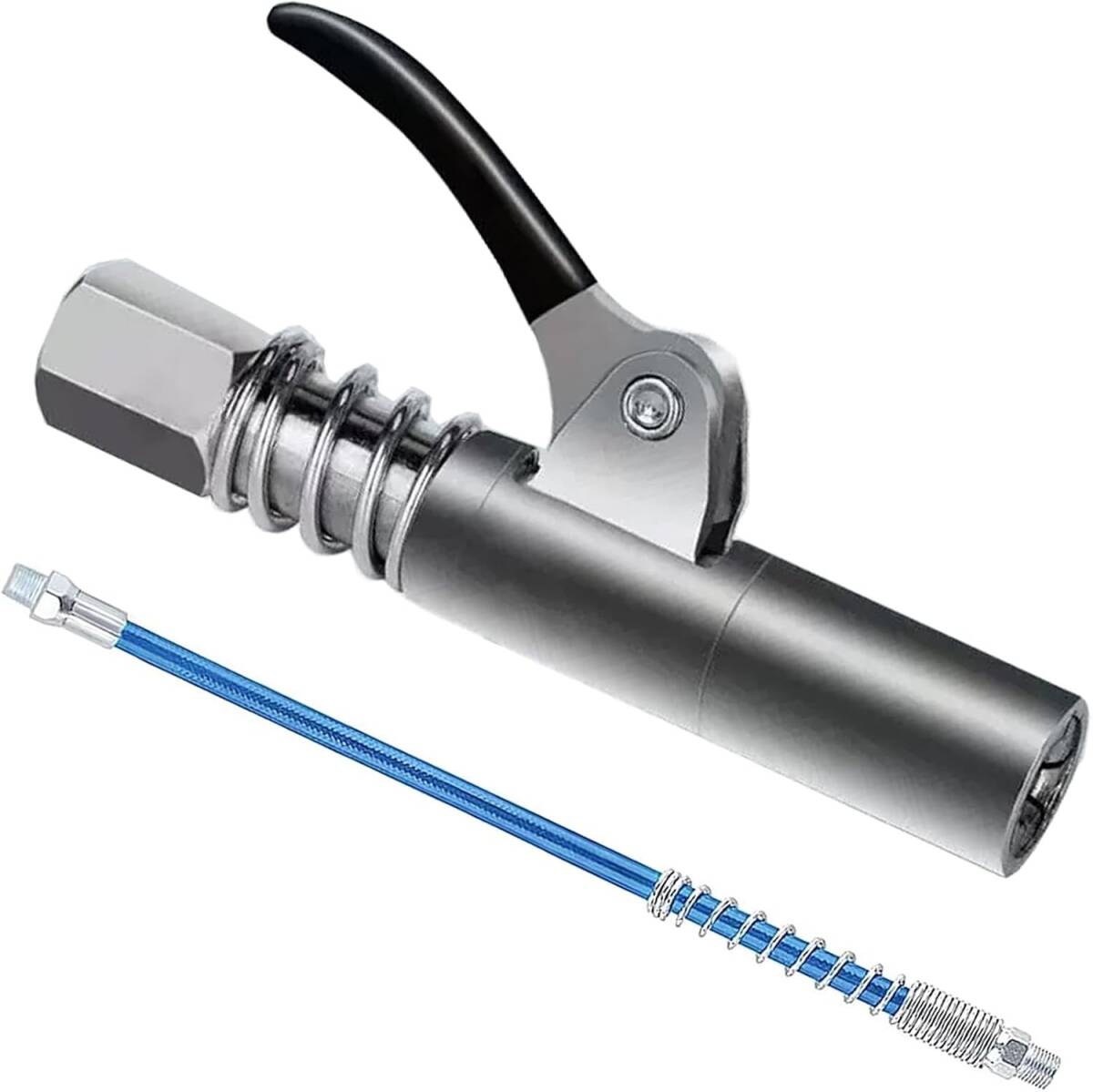 グリースガン グリスカプラー ノズル ロックカプラー ロッククランプ式高圧グリース注入器 シングルハンドル セルフロッキング式拍卖