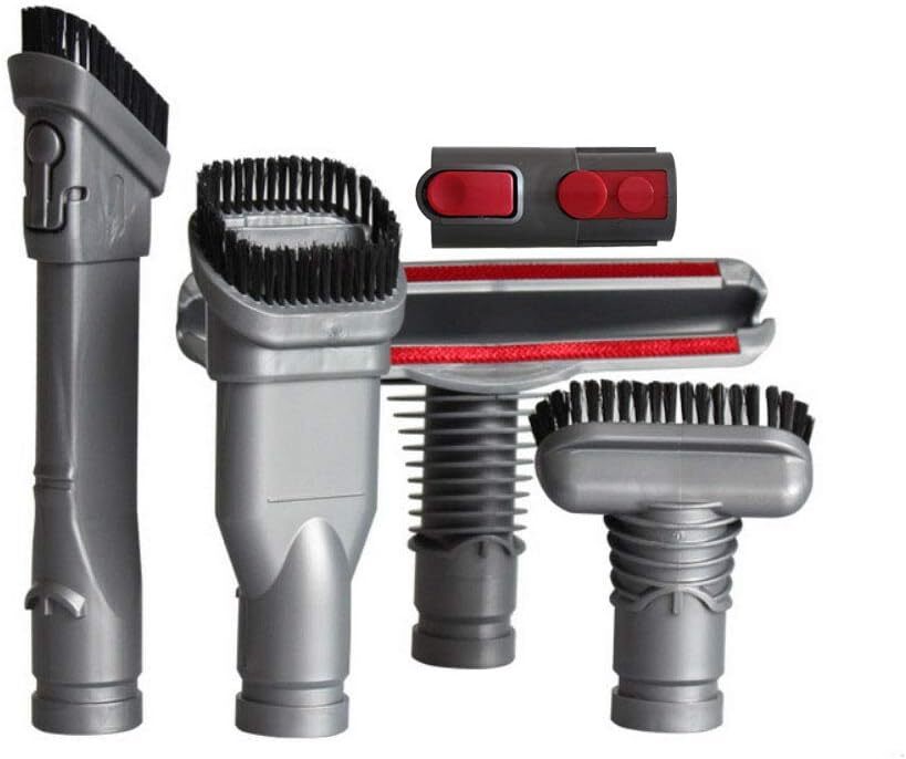 掃除機ノズル 掃除機用ブラシ 5個セット ダイソン V10/V8/V7/V6 互換 掃除機 アタッチメント 交換用 ヘッド ノズル ブラシツール 清掃用拍卖