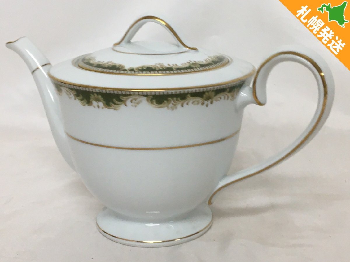 【R5-50811】美品 Noritake WARRINGTON 金彩 花柄 ティーポット ノリタケ ウォリントン【千円市場】拍卖