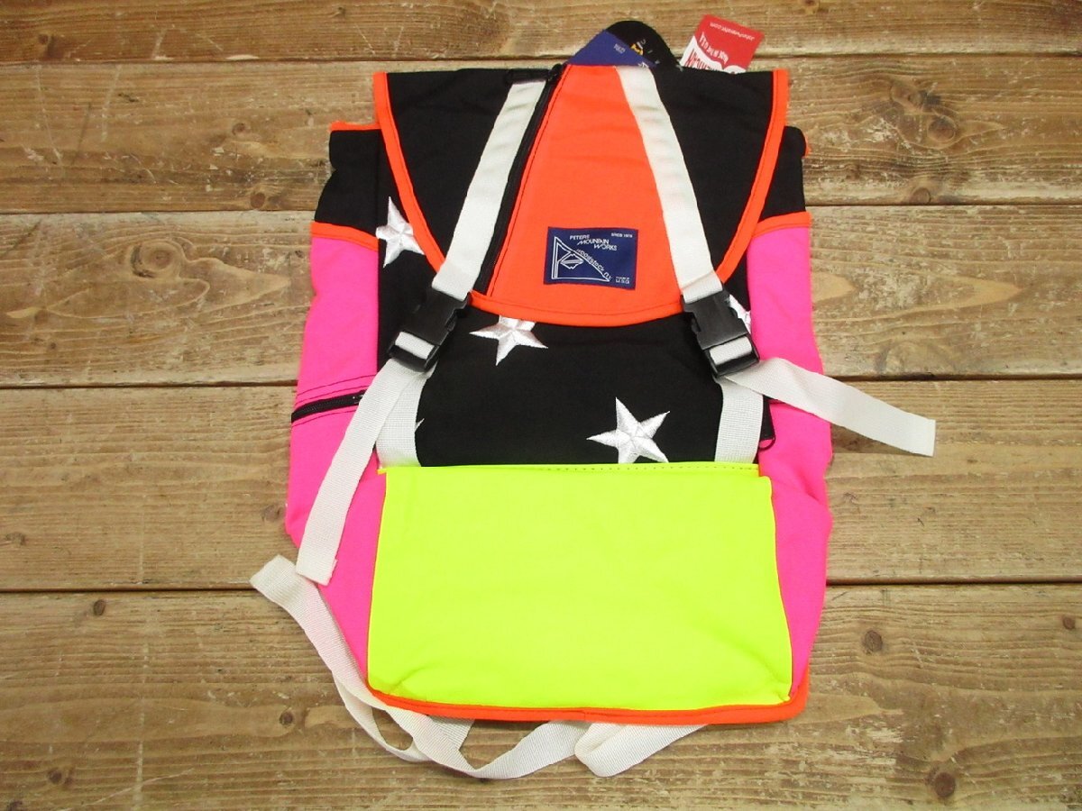 【YJ-0646】新品 未使用 定価28500円 peters mountain works ピーターズマウンテンワークス バッグパック リュック カラフル【千円市場】拍卖