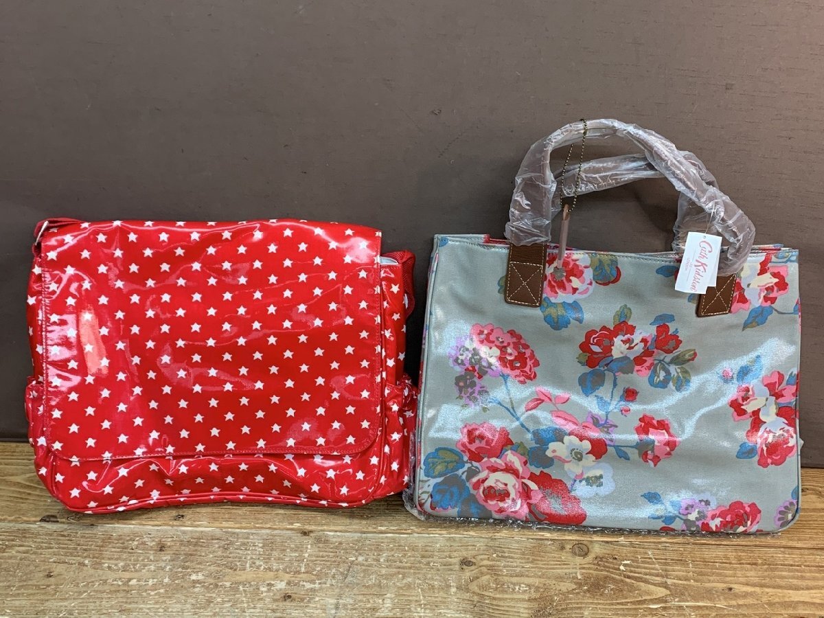 【YJ-0831】未使用・タグ付き 含む 美品 キャスキッドソン Cath Kidson トート ショルダーバッグ 2点 セット【千円市場】拍卖