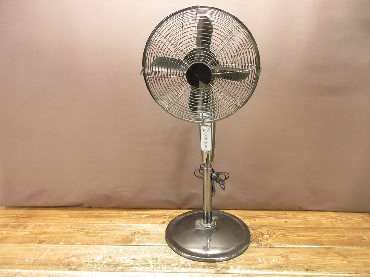 【T5-5034】レトロ DOUSHISHA ドウシシャ NIR-350 メタル扇風機 4枚羽 直径約30cm 季節家電 2013年製 通電確認のみ 東京引取可【千円市場】拍卖