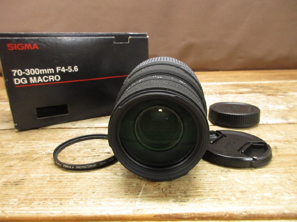 【OC-8081】SIGMA シグマ カメラ レンズ 70-300㎜ 1:4-5.6 DG 一眼レフ 光学機器 現状品 東京引取可 同梱可【千円市場】拍卖