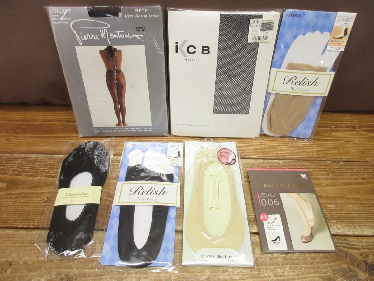 【OC-8088】未開封 icb hosiery ミニネット S-L 網タイツ ストッキング 靴下 23-25cm セット まとめ 東京引取可 同梱可【千円市場】拍卖