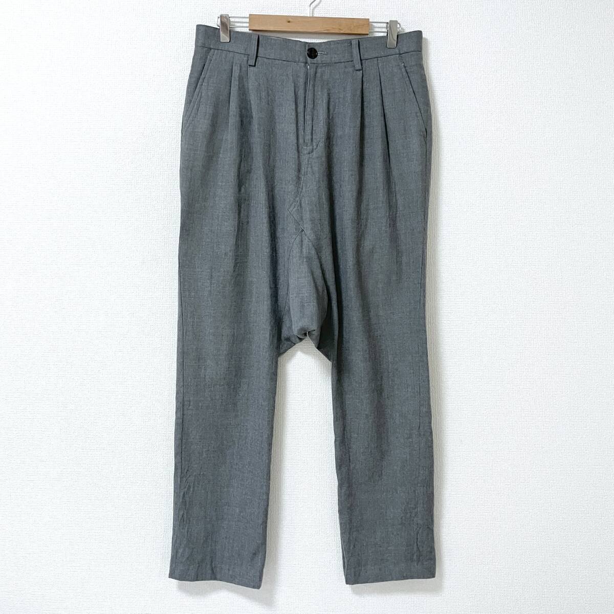 AD2012 GANRYU COMME des GARCONS ウール サルエルパンツ グレー Mサイズ ガンリュウ スラックス archive 5050048拍卖