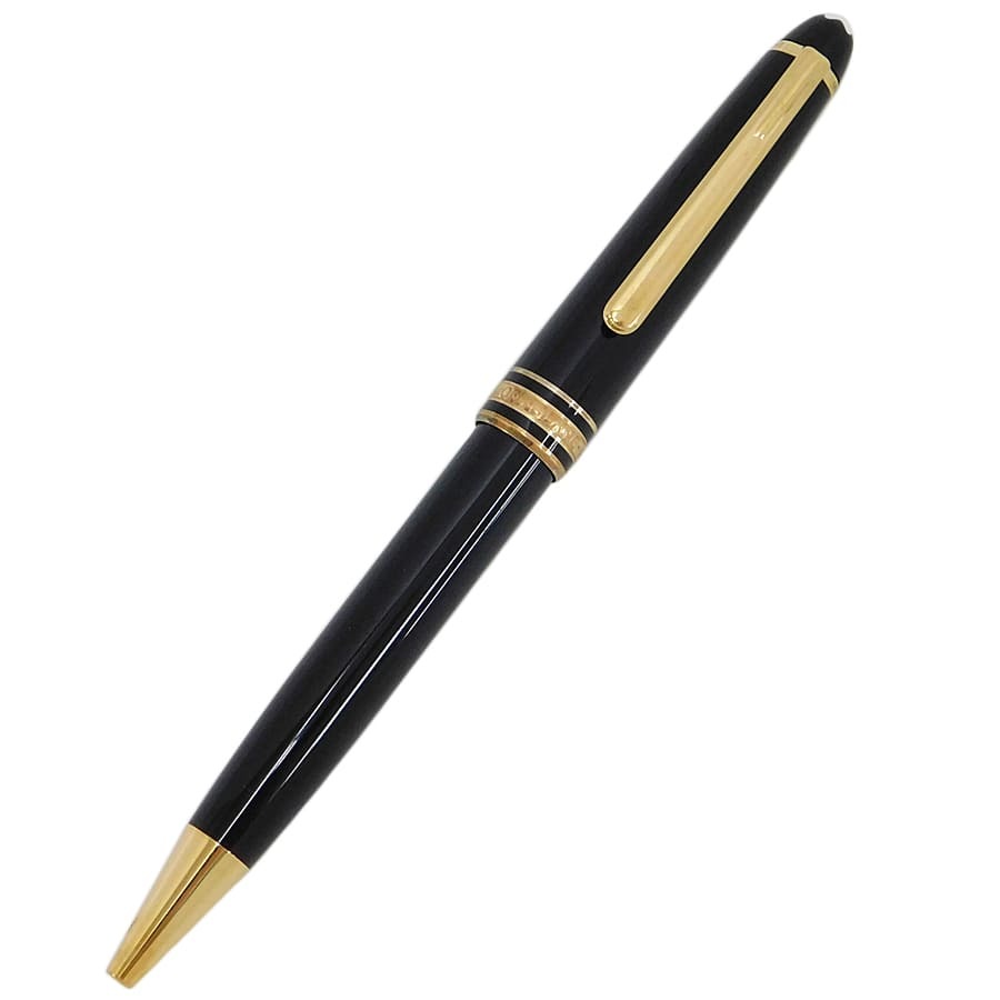 1円■美品 モンブラン ボールペン ブラック×ゴールド系 マイスターシュティック MONTBLANC ■E.Bru.tI-30拍卖