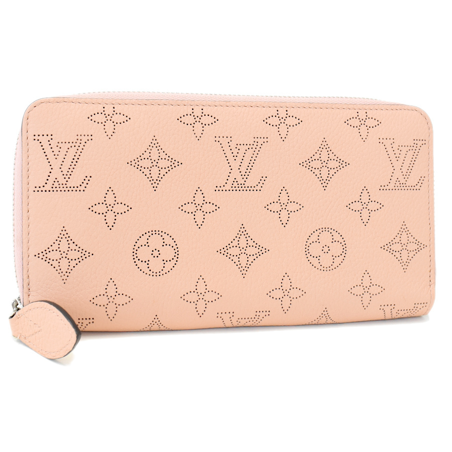 1円◎新品同様 LOUIS VUITTON ルイヴィトン ジッピーウォレット 長財布 M61868 マヒナ マグノリア◎E.Clr.oR-15拍卖
