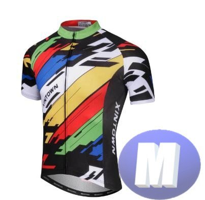 XINTOWN サイクリングウェア 半袖 Mサイズ 自転車 ウェア サイクルジャージ 吸汗速乾防寒 新品 インポート品【n611】拍卖