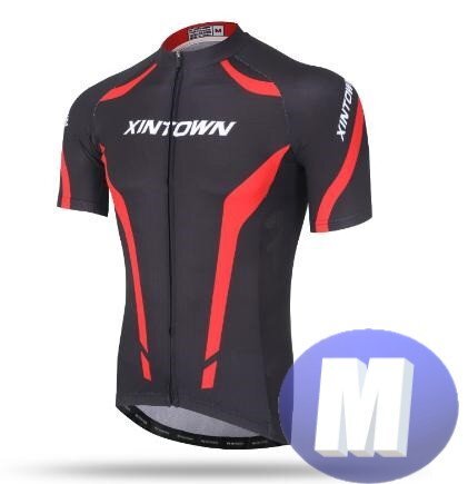 XINTOWN サイクリングウェア 半袖 Mサイズ 自転車 ウェア サイクルジャージ 吸汗速乾防寒 新品 インポート品【n609-rd】拍卖