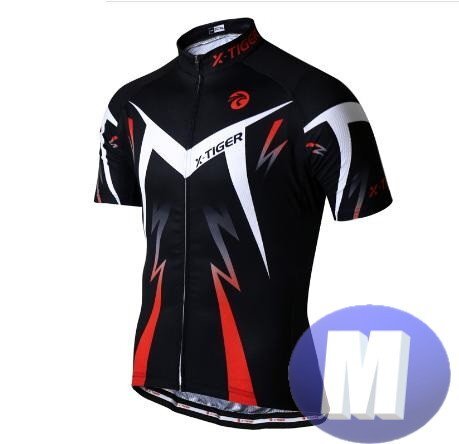 x-tiger サイクリングウェア 半袖 Mサイズ 自転車 ウェア サイクルジャージ 吸汗速乾防寒 新品 インポート品【n603-rd】拍卖