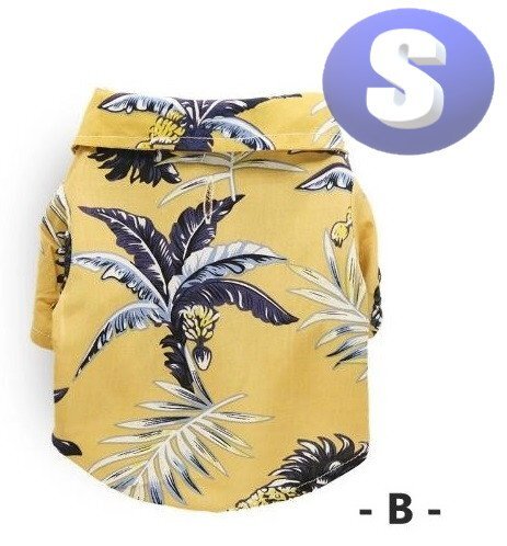 ドッグウェア アロハシャツ カラーB / Sサイズ 春夏 おしゃれな 犬服 小型犬 柔らか 洋服 可愛いn998拍卖