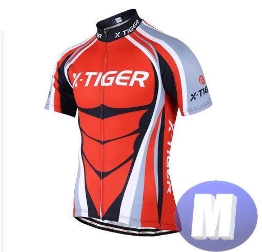 x-tiger サイクリングウェア 半袖 Mサイズ 自転車 ウェア サイクルジャージ 吸汗速乾防寒 新品 インポート品【n600-05】拍卖