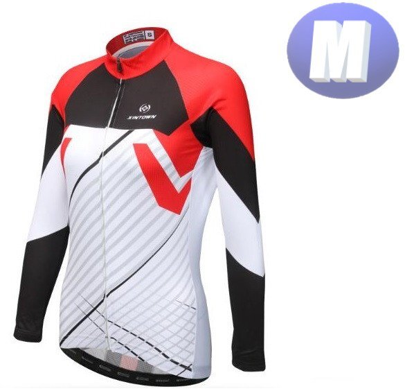 XINTOWN サイクリングウェア 長袖 Mサイズ 自転車 ウェア サイクルジャージ 吸汗速乾防寒 新品 インポート品【n631】拍卖