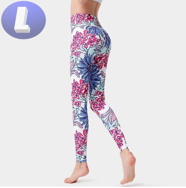 レギンス ロングパンツ サイズL ヨガ レギンスフィットネスパンツ ランニングパンツ 動きやすい ダンス ヨガウェア n301-04拍卖