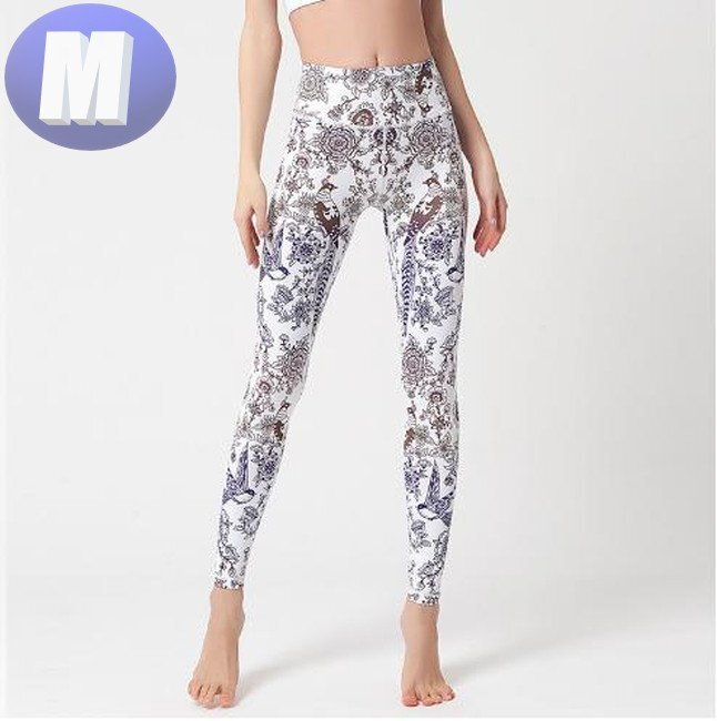 レギンス ロングパンツ サイズM ヨガ レギンスフィットネスパンツ ランニングパンツ 動きやすい ダンス ヨガウェア n300-02拍卖