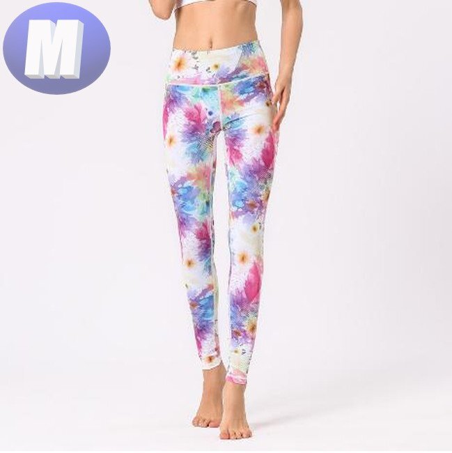 レギンス ロングパンツ サイズM ヨガ レギンスフィットネスパンツ ランニングパンツ 動きやすい ダンス ヨガウェア n305-01拍卖