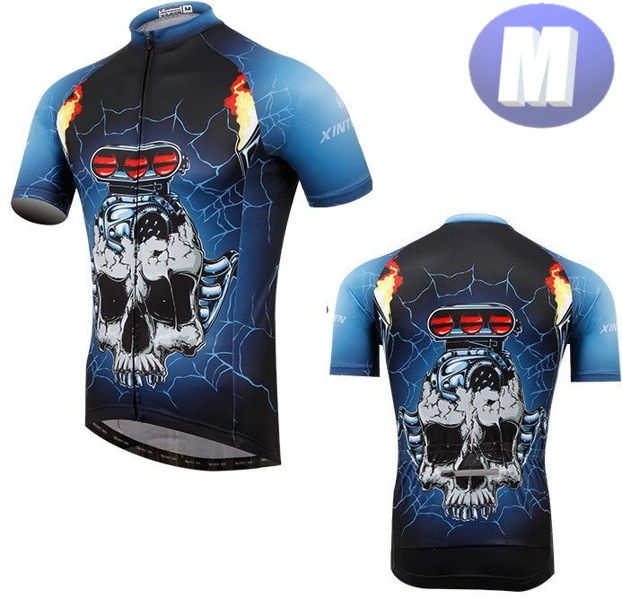 XINTOWN サイクリングウェア 半袖 Mサイズ 自転車 ウェア サイクルジャージ 吸汗速乾防寒 新品 インポート品【n625】拍卖