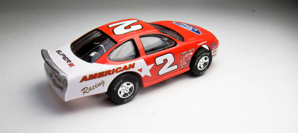 HOスロットカー 新品!AW 2008 フォード トーラス ストックカー No.2 & スーパーIIIシャシー TYCO や トミー AFX のコースでも走る!拍卖