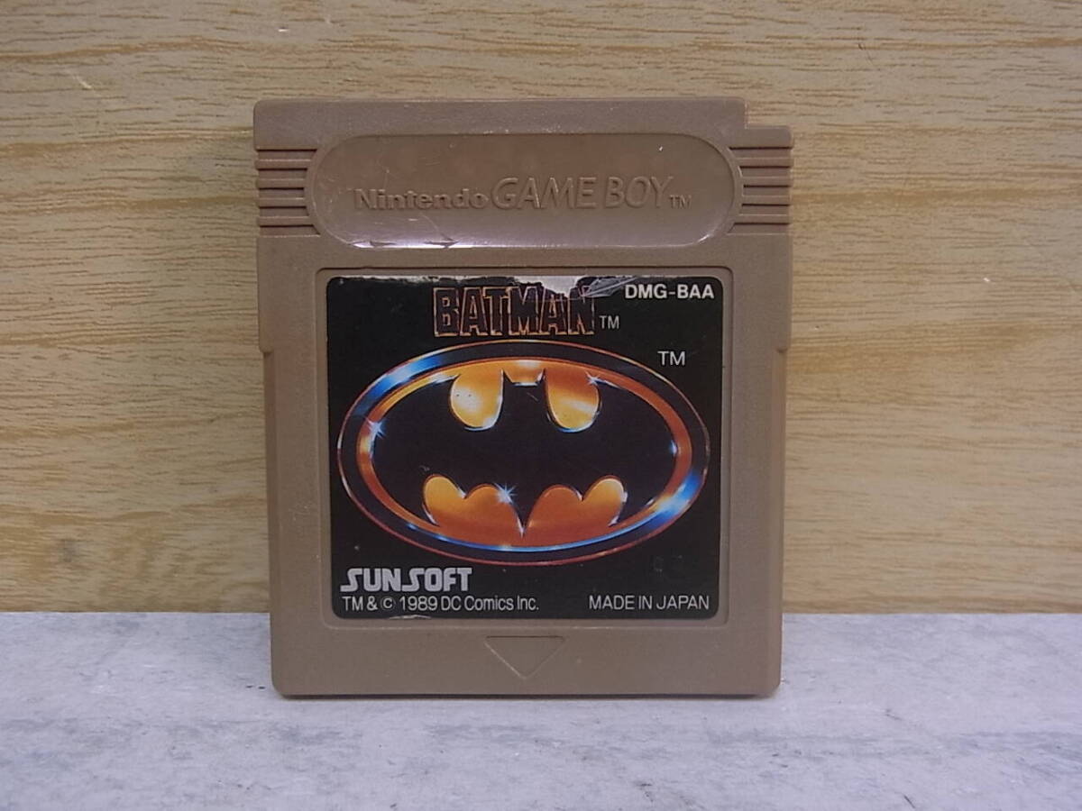△J/659●サンソフト SUNSOFT☆バットマン BATMAN☆ゲームボーイ(GB)用カセット☆中古品拍卖