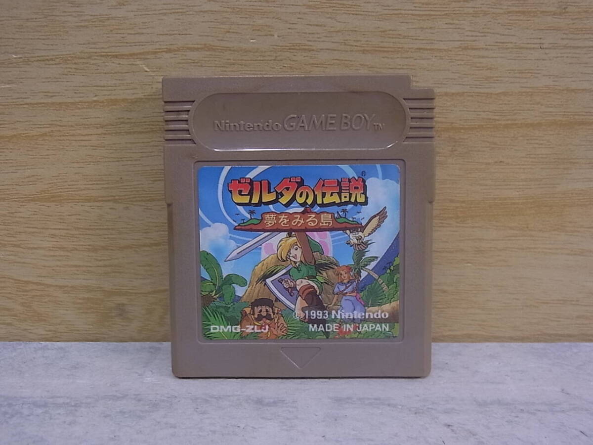△J/660●任天堂 Nintendo☆ゼルダの伝説 夢をみる島☆ゲームボーイ(GB)用カセット☆中古品拍卖