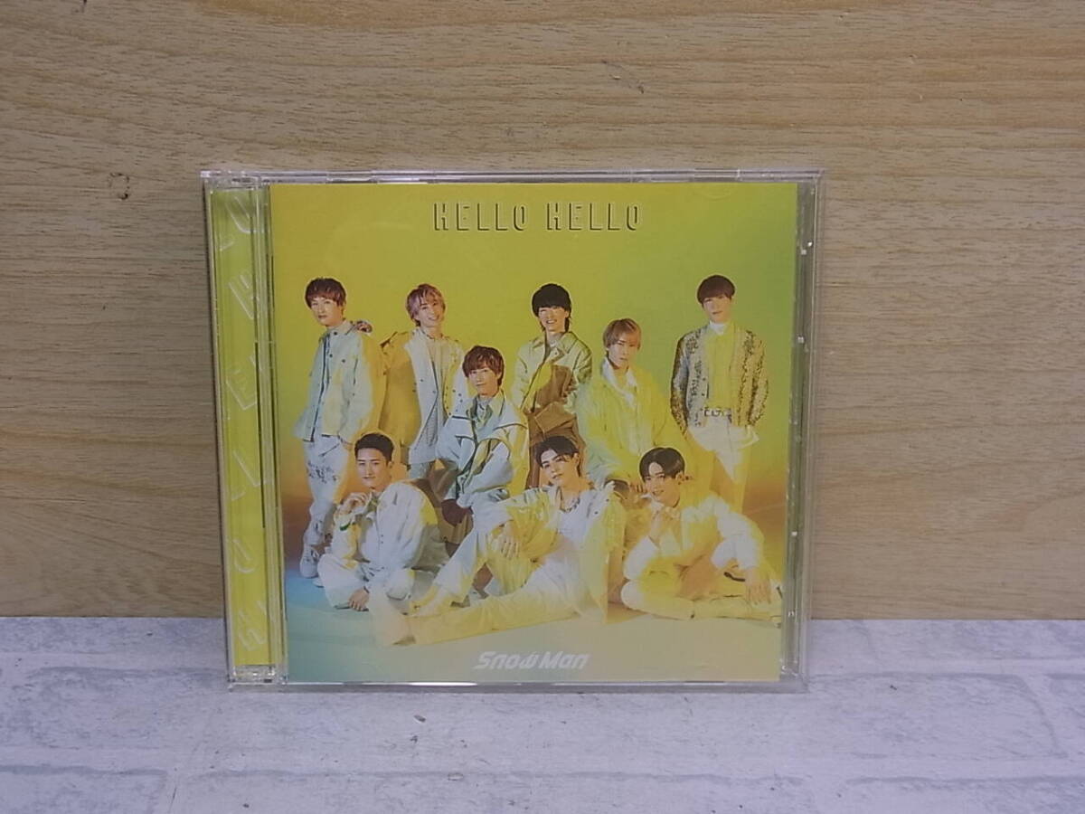 △J/677●邦楽CD☆スノーマン Snow Man☆HELLO HELLO☆中古品拍卖