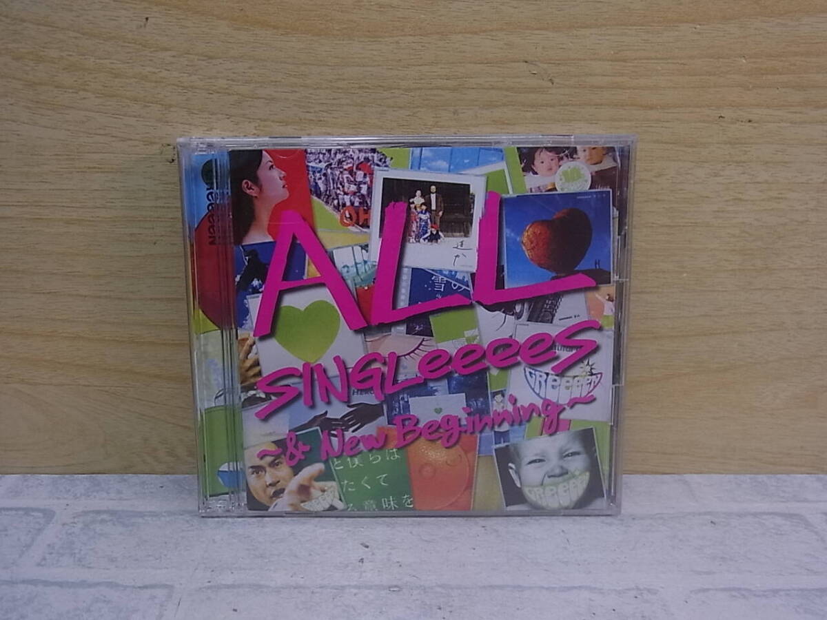 △J/708●邦楽CD☆グリーン Greeeen☆ALL SINGLeeeeS ?& New Beginning?☆中古品拍卖