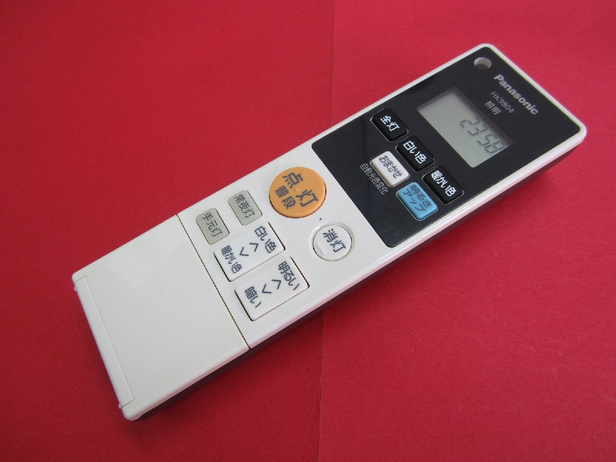 RAA-6■Panasonic 電池蓋の爪折れ有ります 照明リモコン HK9804 動作保証拍卖