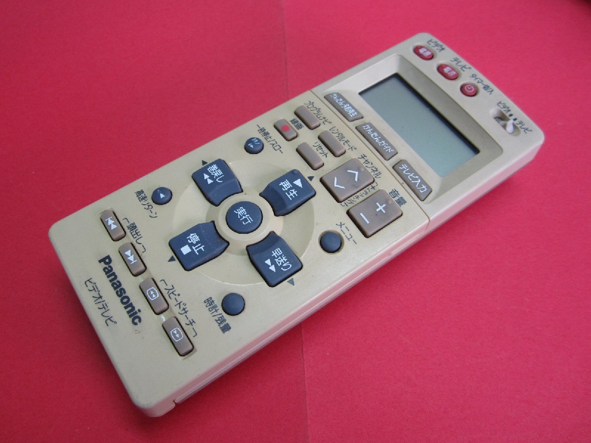 RAA-8■パナソニック 色焼け有りますが、動作は大丈夫♪ (NV-HV60用) ビデオ/TVリモコン EUR7906KA0 動作保証拍卖