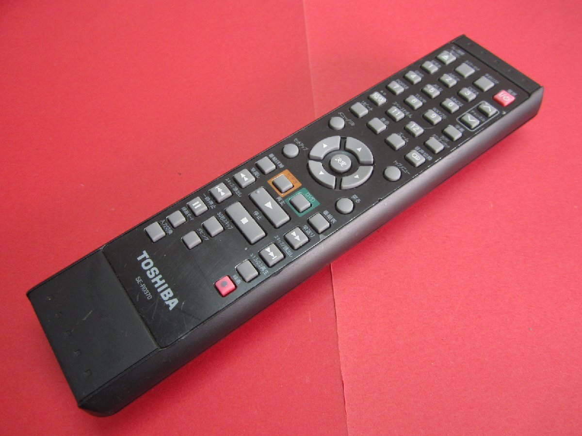 RAA-9■東芝 保護フィルム付 (D-VDR9K用) リモコン SE-R0370 動作保証拍卖