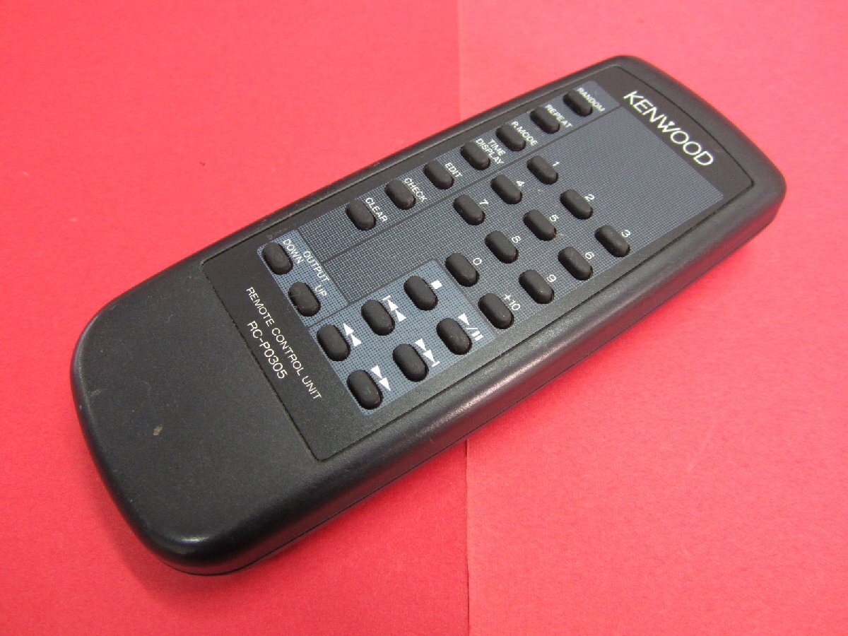 RAA-9■KENWOOD (DPF-3030 用) CDプレーヤー オーディオリモコン RC-P0305 動作保証拍卖